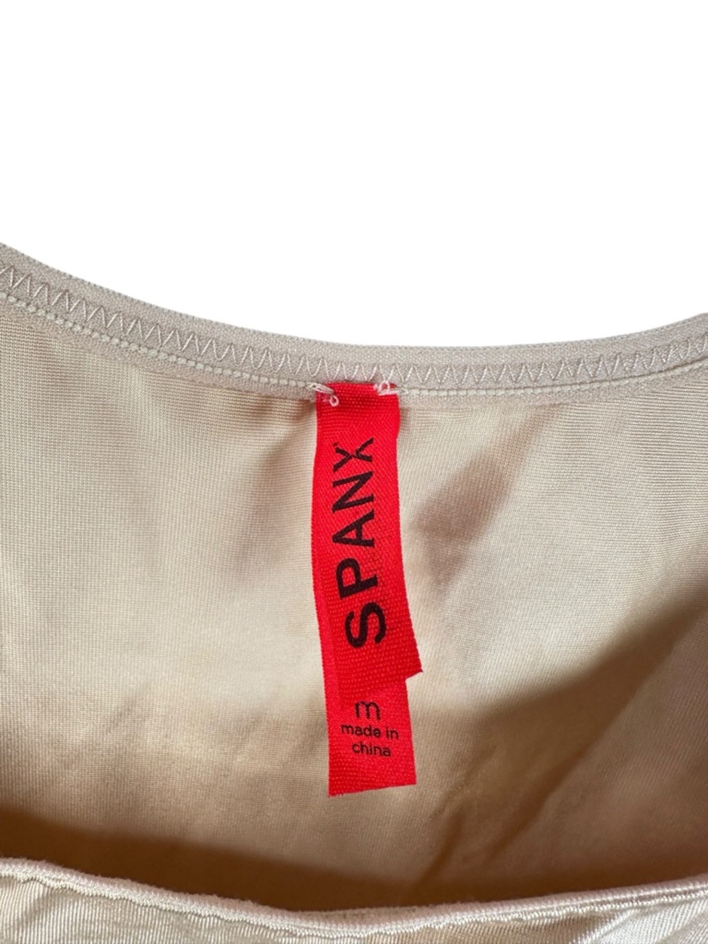 Spanx Open Bust Shaping Cami Tank Nude Beige Compression Layering Medium - Picture 8 of 8